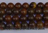 CTE1780 15.5 inches 4mm round yellow iron tiger beads wholesale