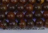 CTE1781 15.5 inches 6mm round yellow iron tiger beads wholesale