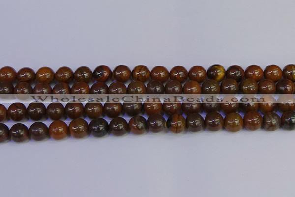 CTE1783 15.5 inches 10mm round yellow iron tiger beads wholesale