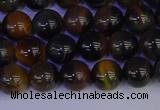 CTE1802 15.5 inches 8mm round blue iron tiger beads wholesale