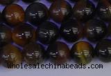 CTE1803 15.5 inches 10mm round blue iron tiger beads wholesale