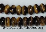 CTE196 15.5 inches 7*12mm rondelle yellow tiger eye gemstone beads