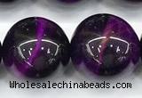 CTE2417 15 inches 14mm round purple tiger eye beads