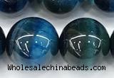 CTE2427 15 inches 12mm round blue tiger eye beads