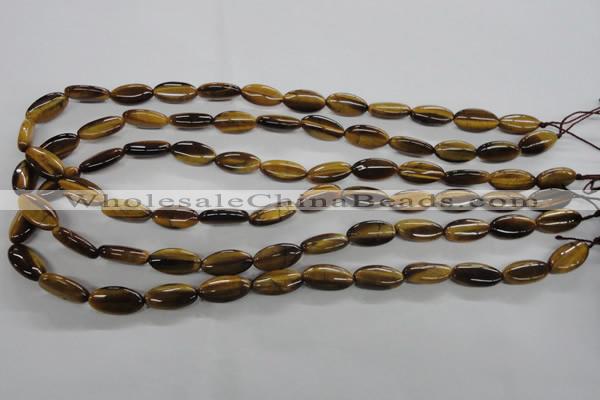 CTE304 15.5 inches 8*16mm marquise yellow tiger eye gemstone beads