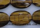 CTE432 15.5 inches 20*30mm faceted oval yellow tiger eye beads