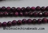 CTE471 15.5 inches 6mm faceted round red tiger eye beads wholesale