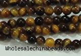 CTG01 15.5 inches 2mm round tiny tigers eye beads wholesale