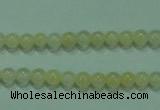 CTG05 15.5 inches 3mm round tiny yellow jade beads wholesale