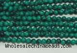 CTG101 15.5 inches 2mm round tiny synthetic malachite beads wholesale