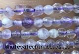 CTG1024 15.5 inches 2mm faceted round tiny purple fluorite beads