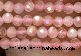 CTG1031 15.5 inches 2mm faceted round tiny moonstone beads