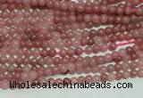 CTG110 15.5 inches 2mm round tiny rhodochrosite gemstone beads wholesale