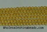 CTG116 15.5 inches 2mm round tiny citrine gemstone beads wholesale