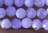 CTG1305 15.5 inches 5mm faceted round blue lace agate beads wholesale