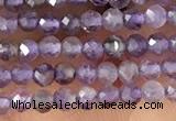 CTG1340 15.5 inches 2mm faceted round amethyst beads wholesale