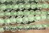 CTG1346 15.5 inches 2mm faceted round prehnite beads wholesale