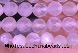 CTG1352 15.5 inches 4mm faceted round white moonstone beads