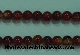 CTG14 15.5 inch 3mm round B grade tiny red agate beads wholesale