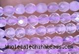 CTG1404 15.5 inches 2mm faceted round lavender amethyst beads wholesale