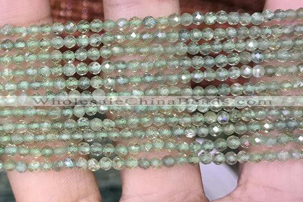 CTG1411 15.5 inches 2mm faceted round peridot beads wholesale