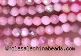 CTG1431 15.5 inches 2mm faceted round Chinese rhodochrosite beads