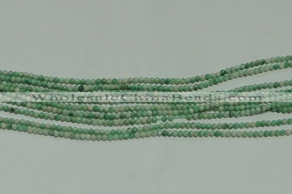 CTG155 15.5 inches 3mm round tiny Qinghai jade beads wholesale