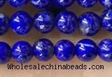 CTG1598 15.5 inches 4mm round lapis lazuli beads wholesale