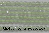 CTG204 15.5 inches 3mm faceted round tiny prehnite gemstone beads