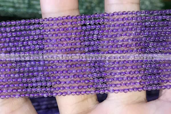 CTG2065 15 inches 2mm,3mm natural amethyst quartz gemstone beads