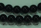 CTG21 15.5 inches 6mm round B grade black agate beads wholesale