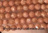 CTG2136 15 inches 2mm,3mm faceted round goldstone beads