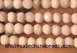 CTG2148 15 inches 2mm,3mm & 4mm faceted round white howlite beads