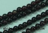 CTG22 15.5 inches 3mm round B grade tiny garnet beads wholesale