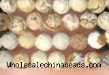 CTG2213 15 inches 2mm,3mm faceted round picture jasper beads