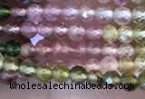 CTG2240 15 inches 2mm faceted round natural tourmaline beads