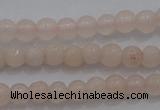 CTG258 15.5 inches 3mm round tiny peach stone beads wholesale