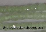 CTG302 15.5 inches 3mm faceted round ting prehnite agate beads