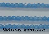 CTG409 15.5 inches 2mm faceted round tiny dyed candy jade beads