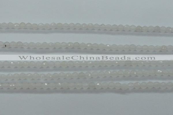 CTG420 15.5 inches 3mm faceted round tiny dyed candy jade beads