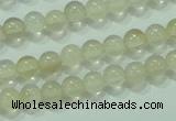 CTG43 15.5 inches 2mm round tiny white chalcedony beads wholesale