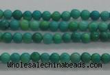 CTG440 15.5 inches 2mm round tiny natural turquoise beads wholesale