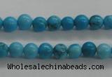 CTG441 15.5 inches 3mm round tiny natural turquoise beads wholesale