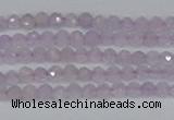 CTG621 15.5 inches 2mm faceted round lavender amethyst beads