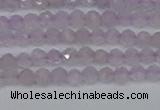 CTG622 15.5 inches 3mm faceted round lavender amethyst beads