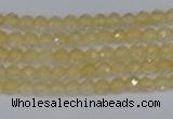 CTG623 15.5 inches 2mm faceted round citrine gemstone beads