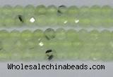 CTG632 15.5 inches 3mm faceted round prehnite gemstone beads