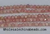 CTG653 15.5 inches 2mm faceted round Argentina rhodochrosite beads