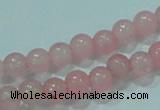 CTG70 15.5 inches 3mm round tiny dyed white jade beads wholesale