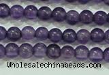 CTG73 15.5 inches 3mm round grade A tiny amethyst beads wholesale